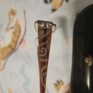 SALE ** Prescription Brown and Black Patterned Eyeglasses